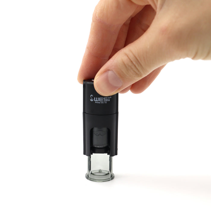 Self Inking Love Heart Open Stamp Default Title