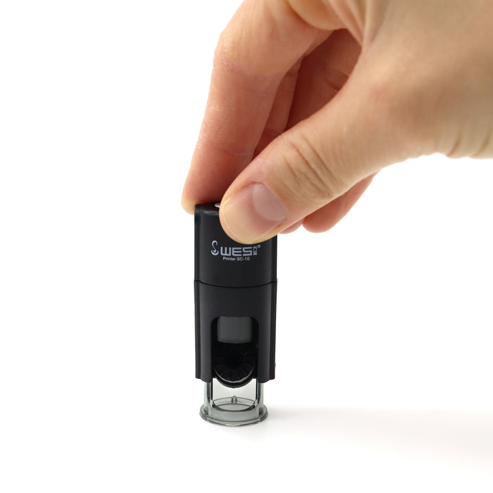 Self Inking Love Heart Open Stamp Default Title