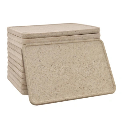 Wood Fiber Rectangular Tokens 50x35mm
