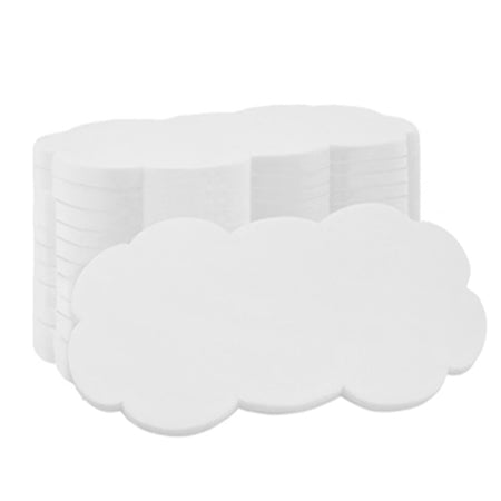 Plastic Rectangular Cloud Tokens 62x32mm