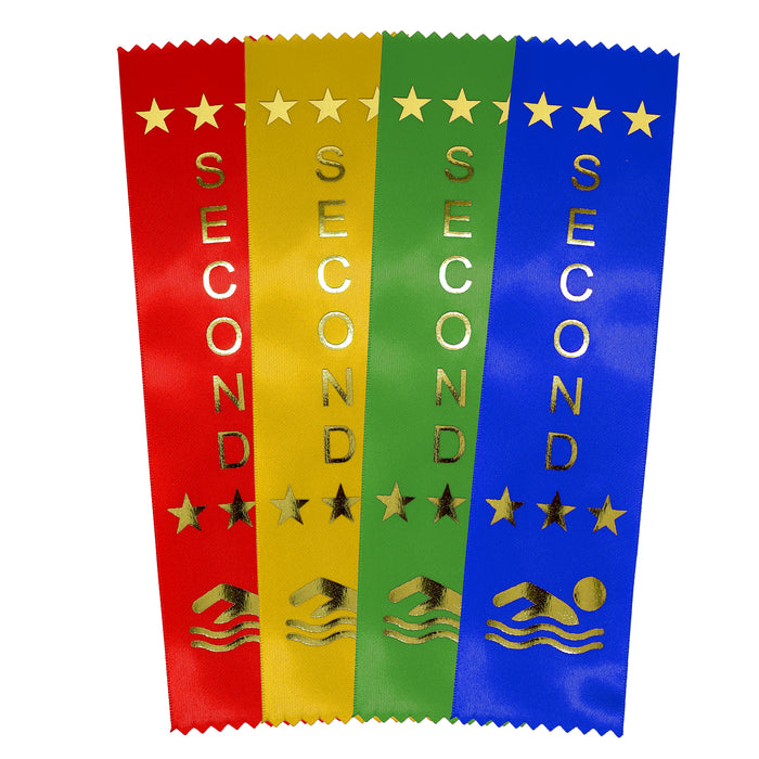 Award Ribbon Second Place Swimming Default Title