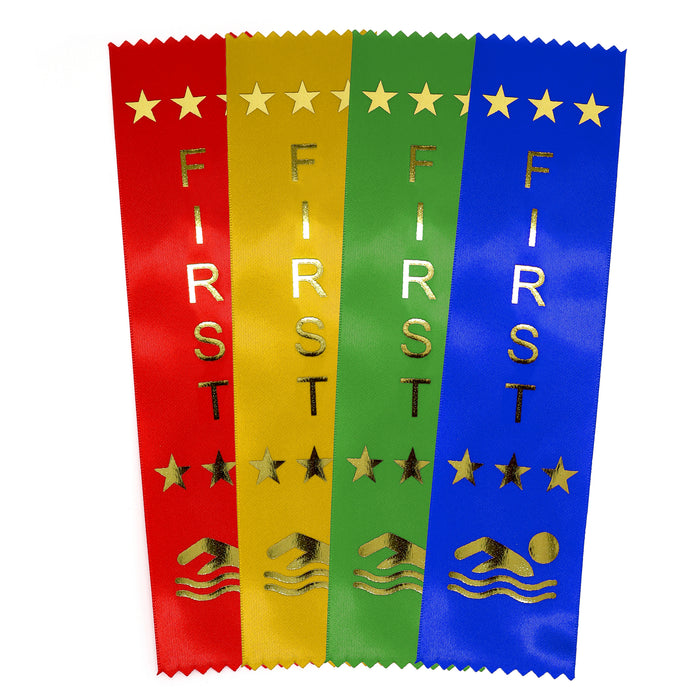 Award Ribbon First Place Swimming Default Title