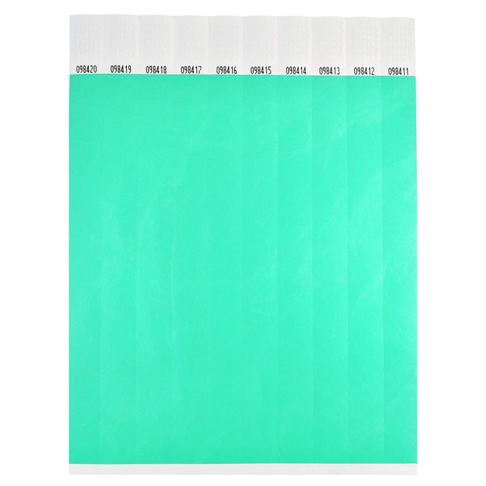 Aqua Tyvek Wristbands Default Title