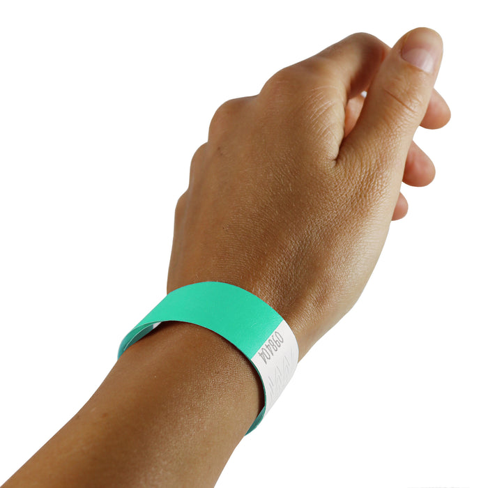 Aqua Tyvek Wristbands Default Title