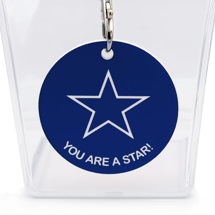 Blue Acrylic Reward Medal - You Are A Star!