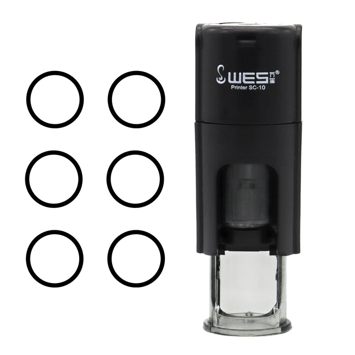 Self Inking Circle Stamp Default Title