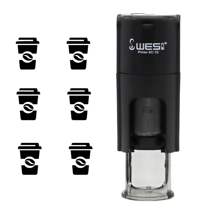 Self Inking Coffee Take Away Cup Stamp Default Title