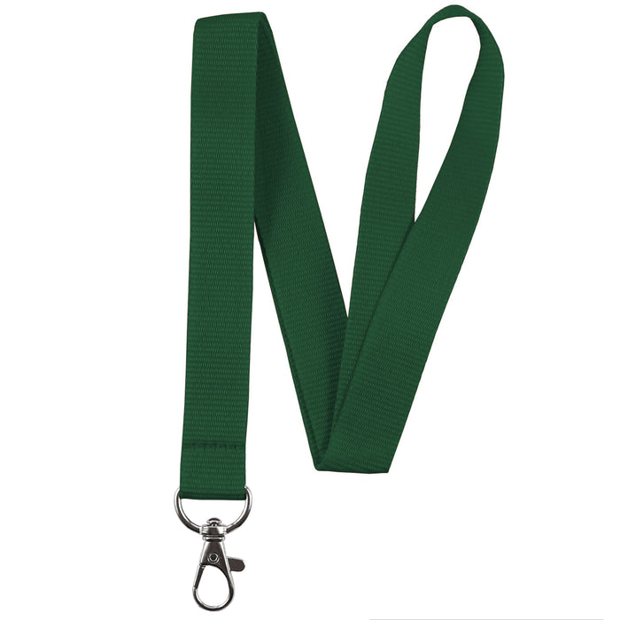 Green Plain Fabric Lanyard Default Title