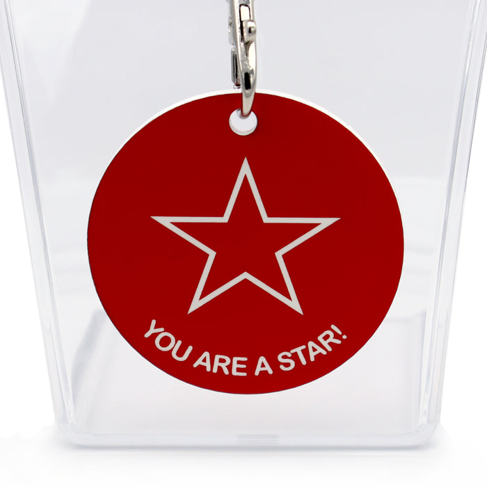 Red Acrylic Reward Medal - You Are A Star! Default Title