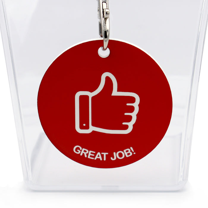 Red Acrylic Reward Medal - Great Job! Default Title