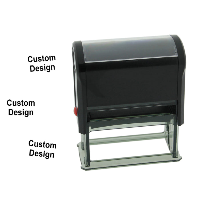 Self Inking Custom Stamp - 22x58mm Black