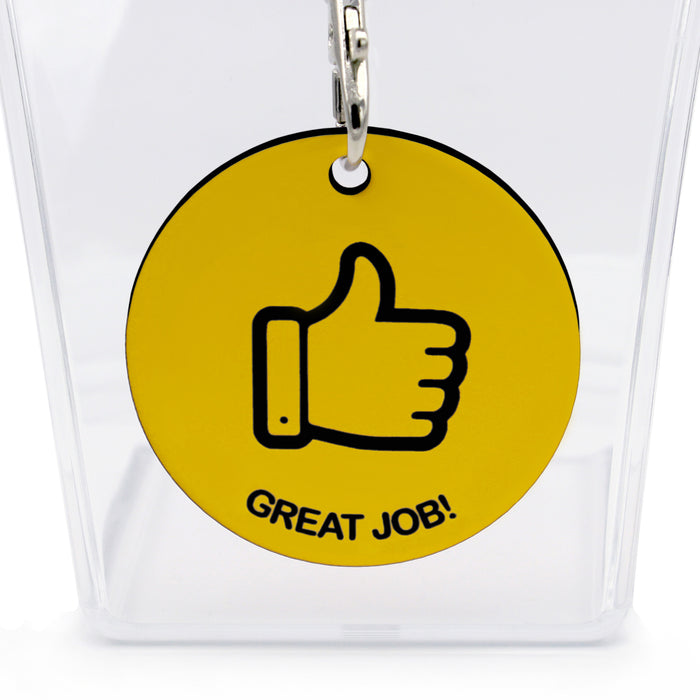 Yellow Acrylic Reward Medal - Great Job! Default Title