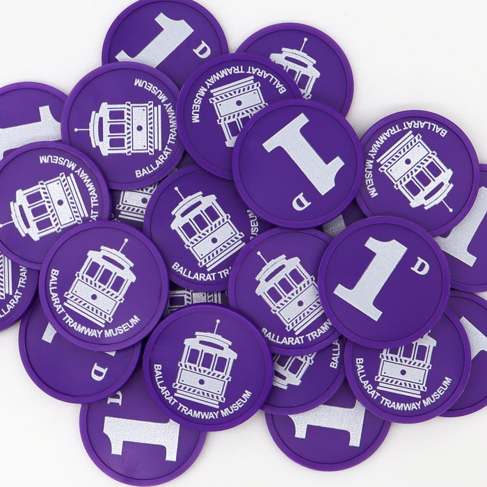 Custom Printed Event Tokens - MOQ 1000 One Side Printing