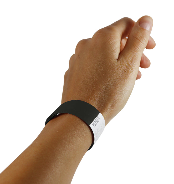 Black Tyvek Wristbands Default Title