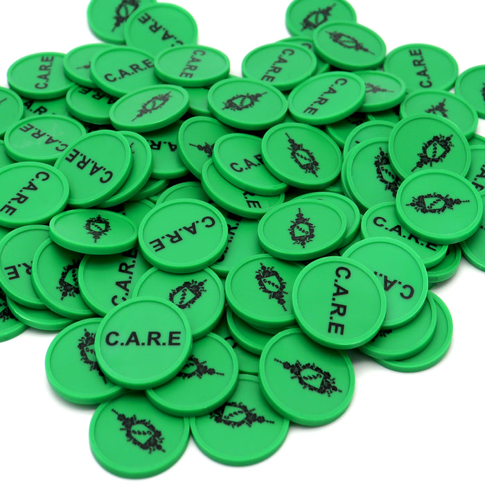 Custom Printed Reward Tokens - MOQ 1000 One Side Printing