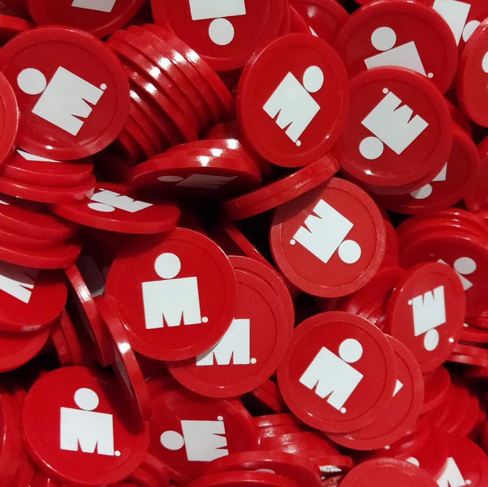 Custom Foil Printed Event Tokens - MOQ 1000 One Side Printing