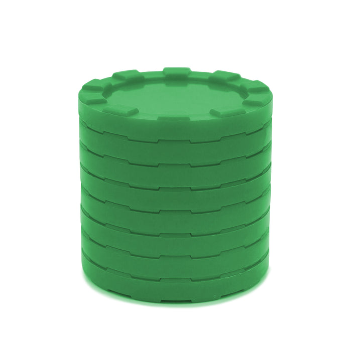 OUTLET Stackable Tokens 40mm - Green 10 PCS