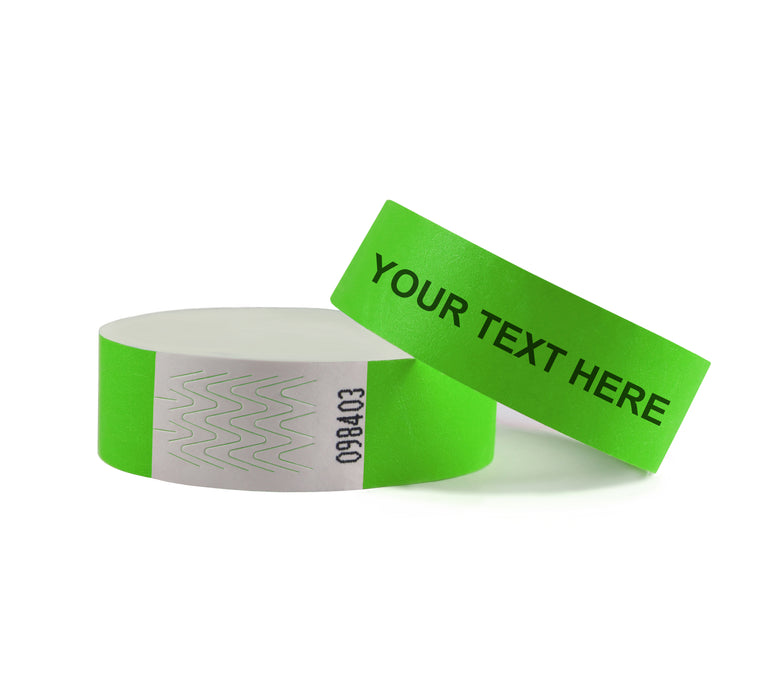 Custom Tyvek Wristbands - Green Default Title