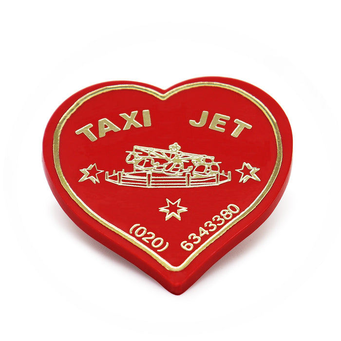 Custom Printed Heart Shaped Reward Tokens - MOQ 1000 One Side Printing