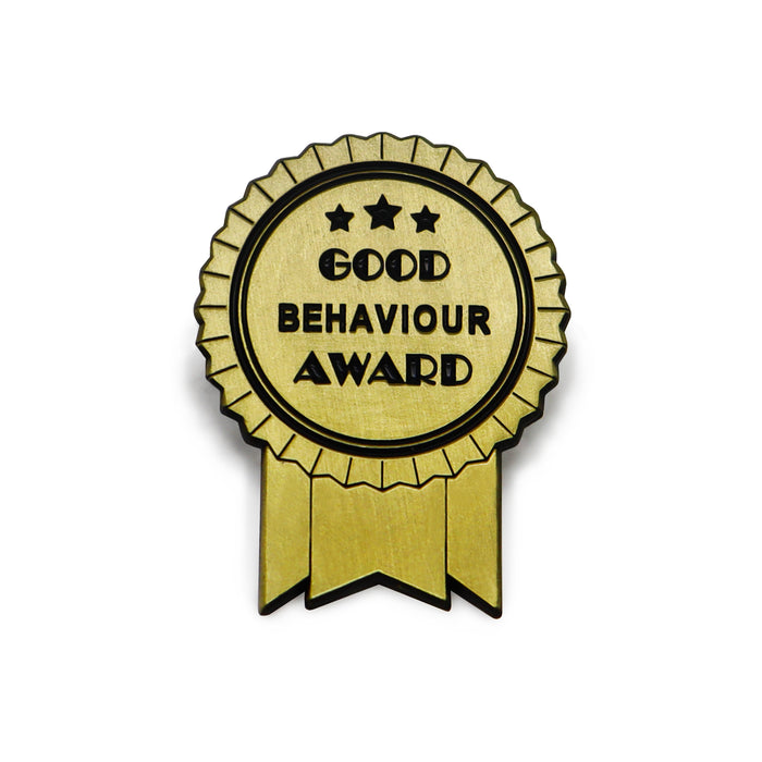 Good Behaviour Award - Metal Badge Pin Default Title