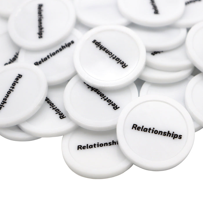 White Tokens With Relationships in Black Default Title