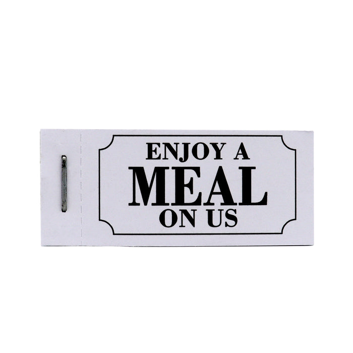 Enjoy A Meal On Us - White Default Title