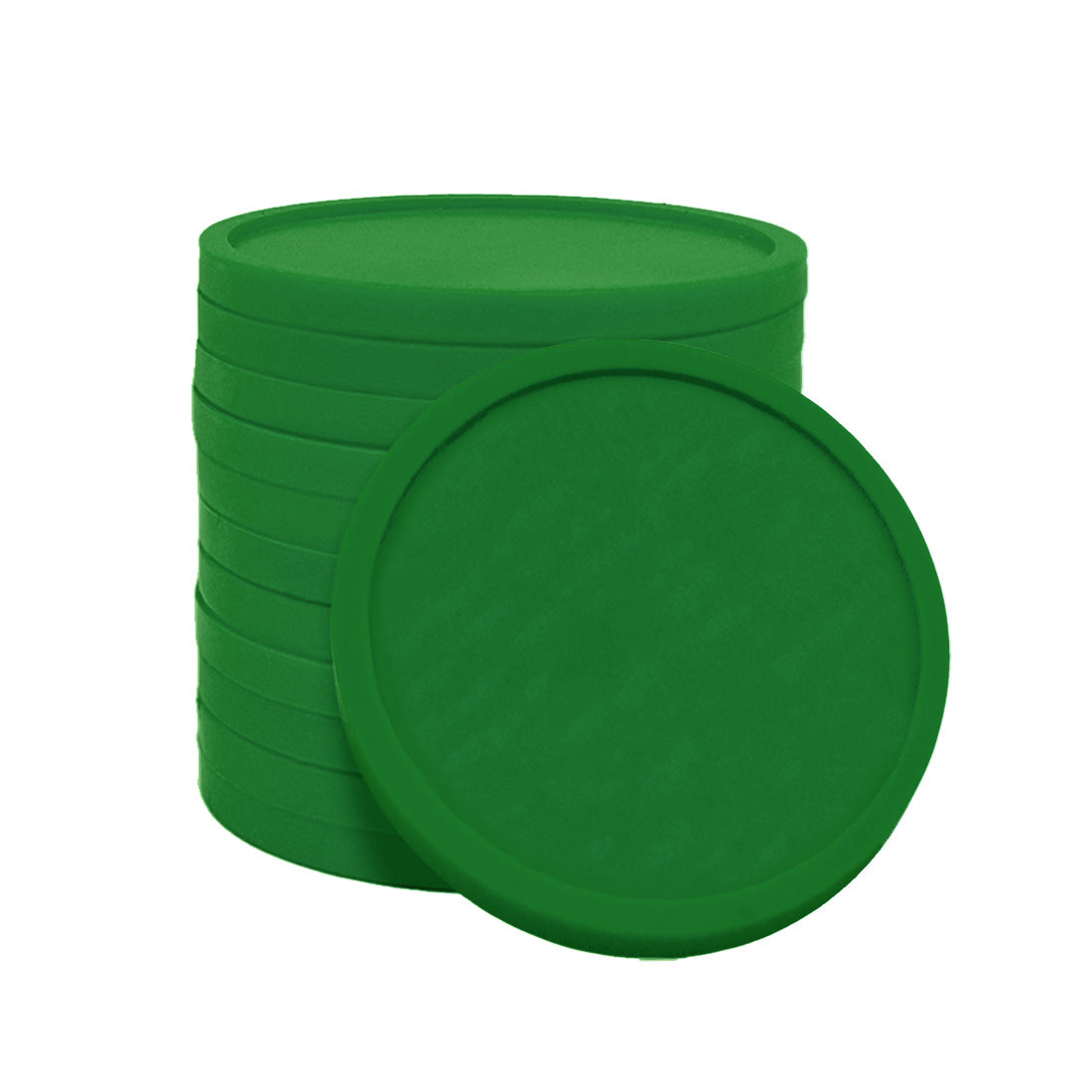 Green Raffle Token. Image Dark Green Round Reward Tokens | CombiCraft Australia