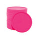Plastic Round Tokens Dark Pink