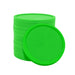Plastic Round Tokens Neon Green