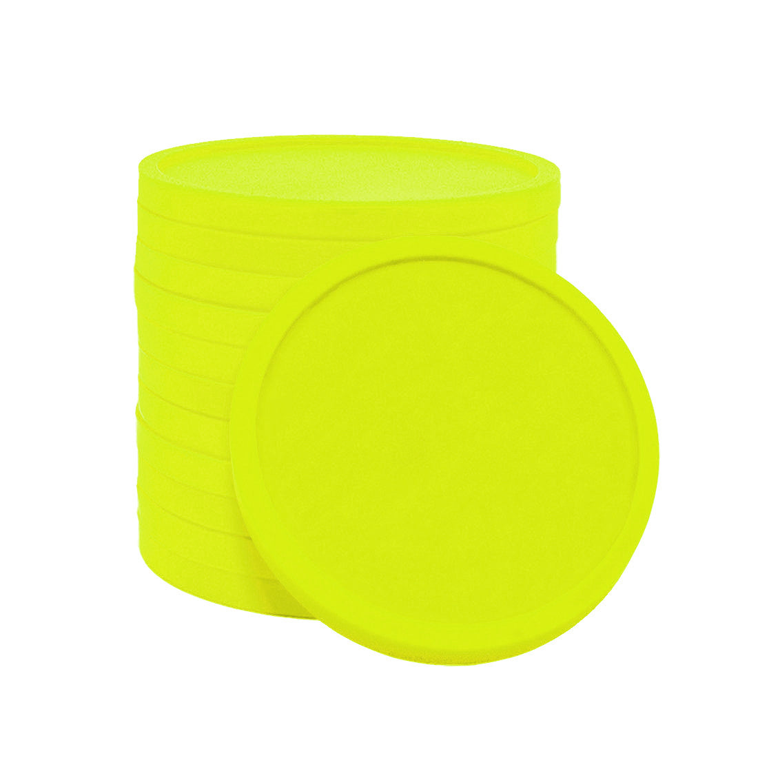 Red/yellow Math Token Neon Yellow Round Reward Tokens | CombiCraft Australia