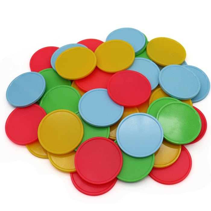 Plastic Round Tokens 35mm