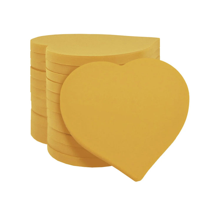 Plastic Heart Shaped Tokens 40mm