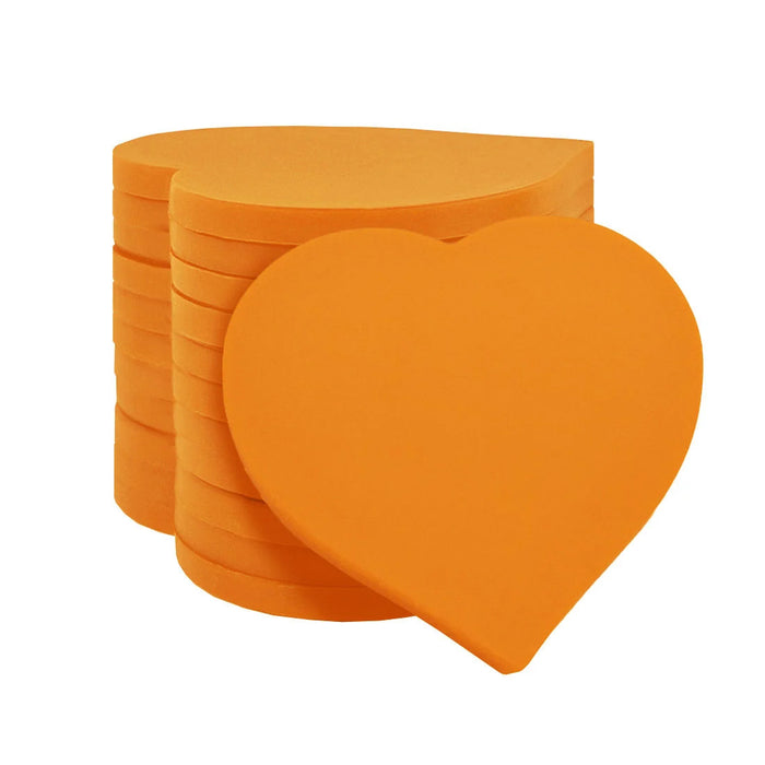 Plastic Heart Shaped Tokens 40mm
