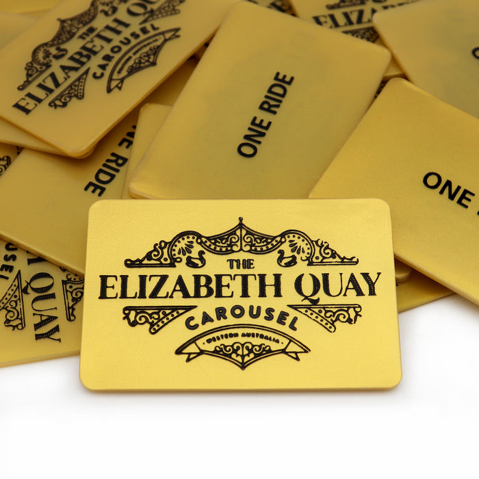 Custom Printed Rectangular Reward Tokens | CombiCraft Australia