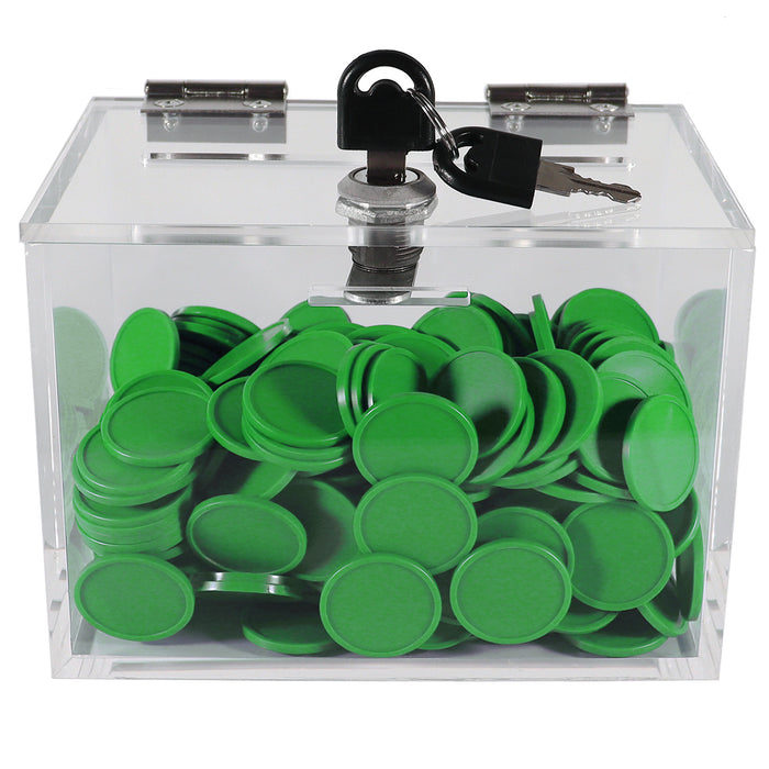 Medium Cubicle Token Collector With Hinges