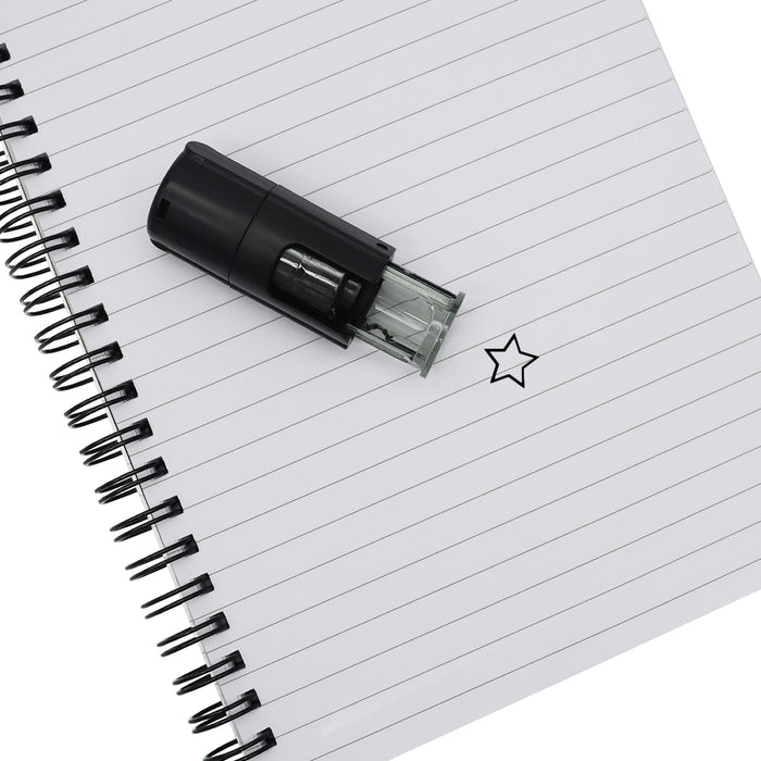 Self Inking Star Open Stamp