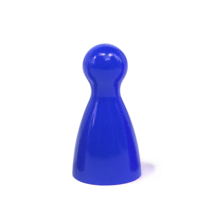 Blue Plastic Game Pawns