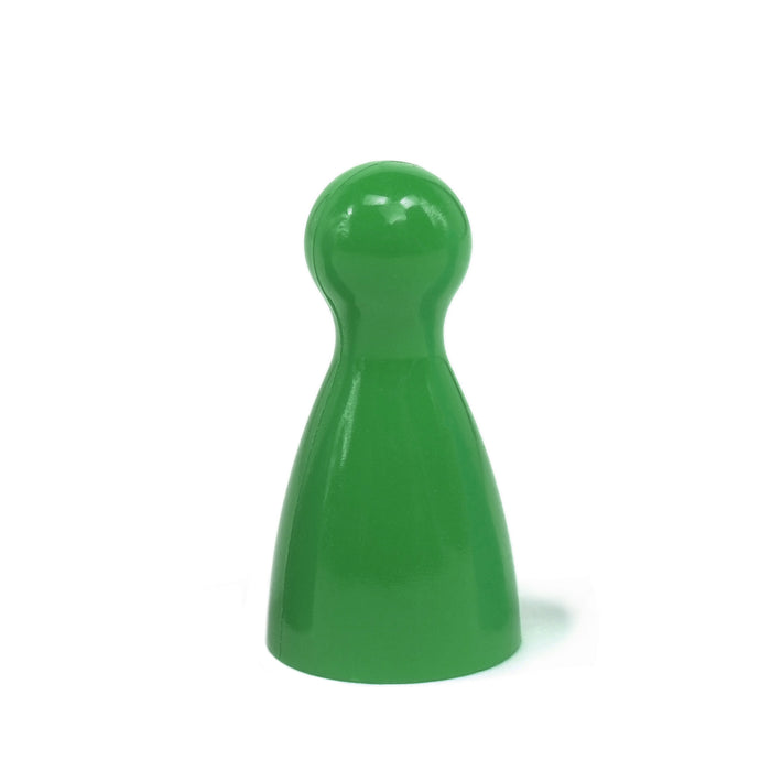 Green Plastic Game Pawns