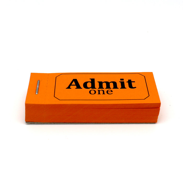 Admit One - Orange
