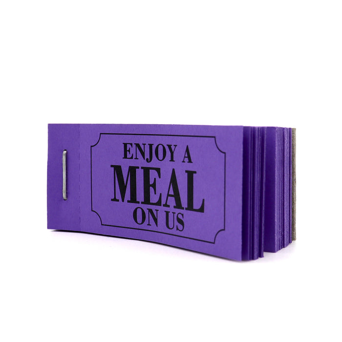 Enjoy A Meal On Us - Purple