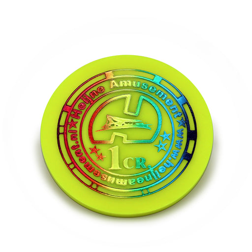 Custom Rainbow Gradient Printed Event Tokens - MOQ 1000 One Side Printing