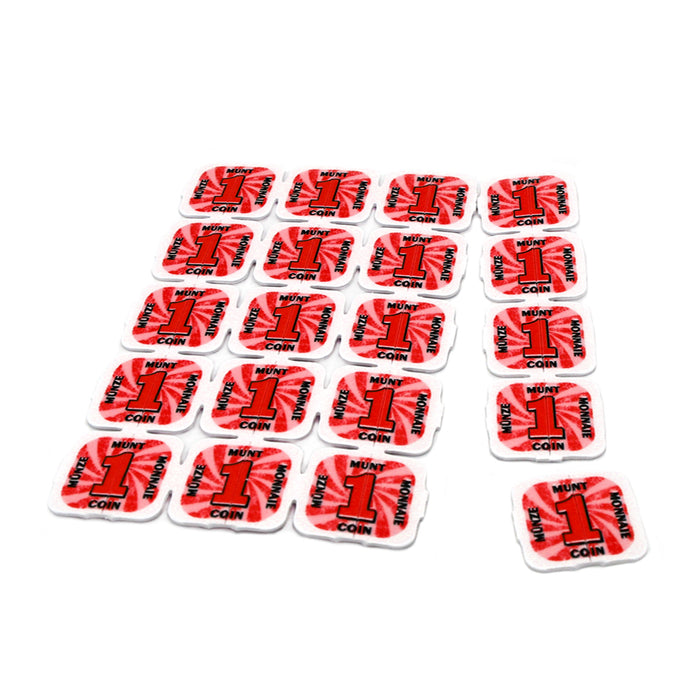 Snap Sheet Tokens - Red