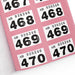 Close Up Of Pink Raffle Ticket Book
