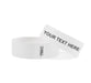 Custom Tyvek Wristbands - White