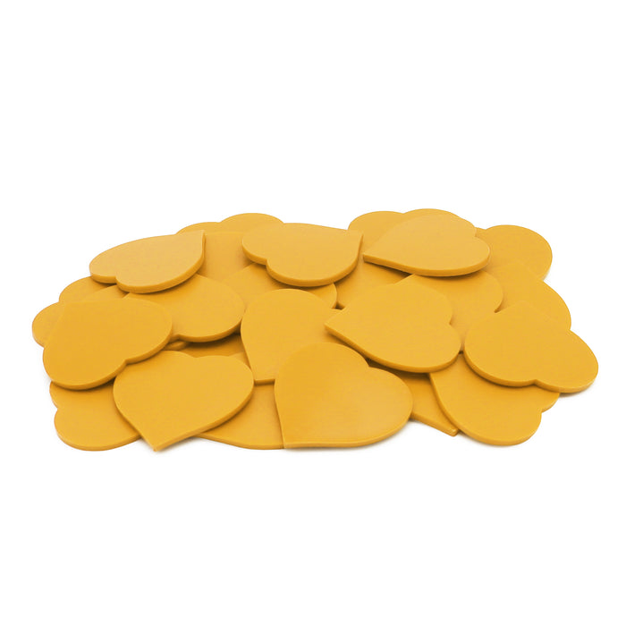 Large Yellow Token Yellow Heart Shaped Tokens | CombiCraft Australia