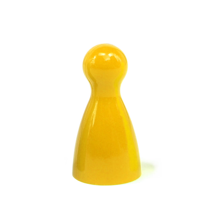 Yellow Plastic Game Pawns