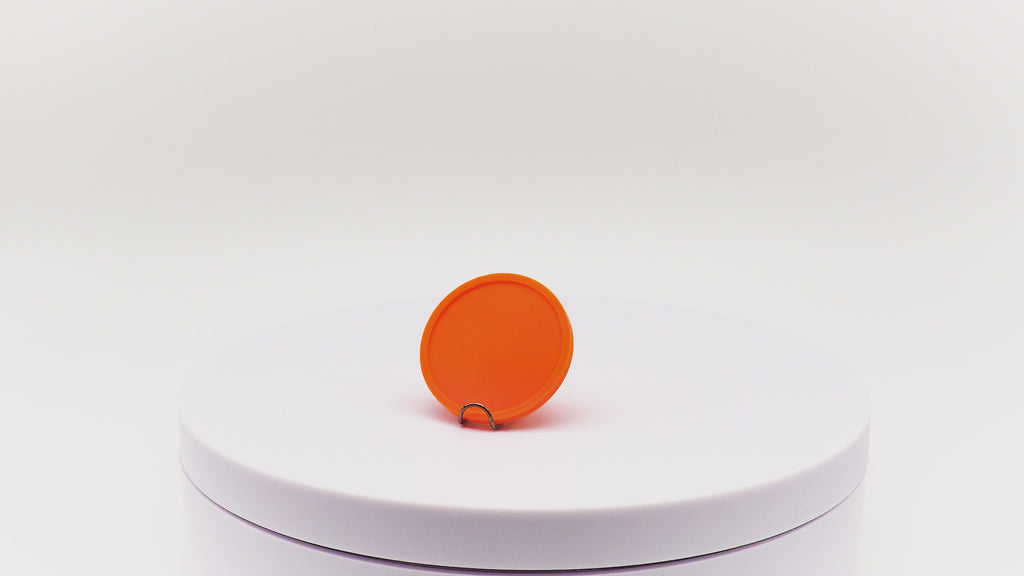 Video of orange event token rotating